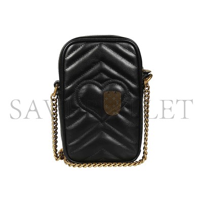 GUCCI GG MARMONT MINI PHONE BAG ‎‎598597 (10.5*17*5cm)